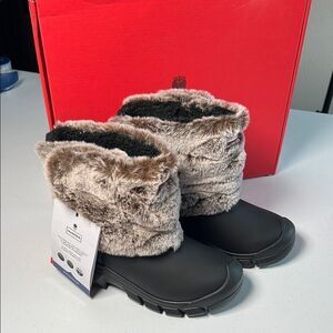 Hunter Kids Intrepid Faux Fur Snow Boot Kids